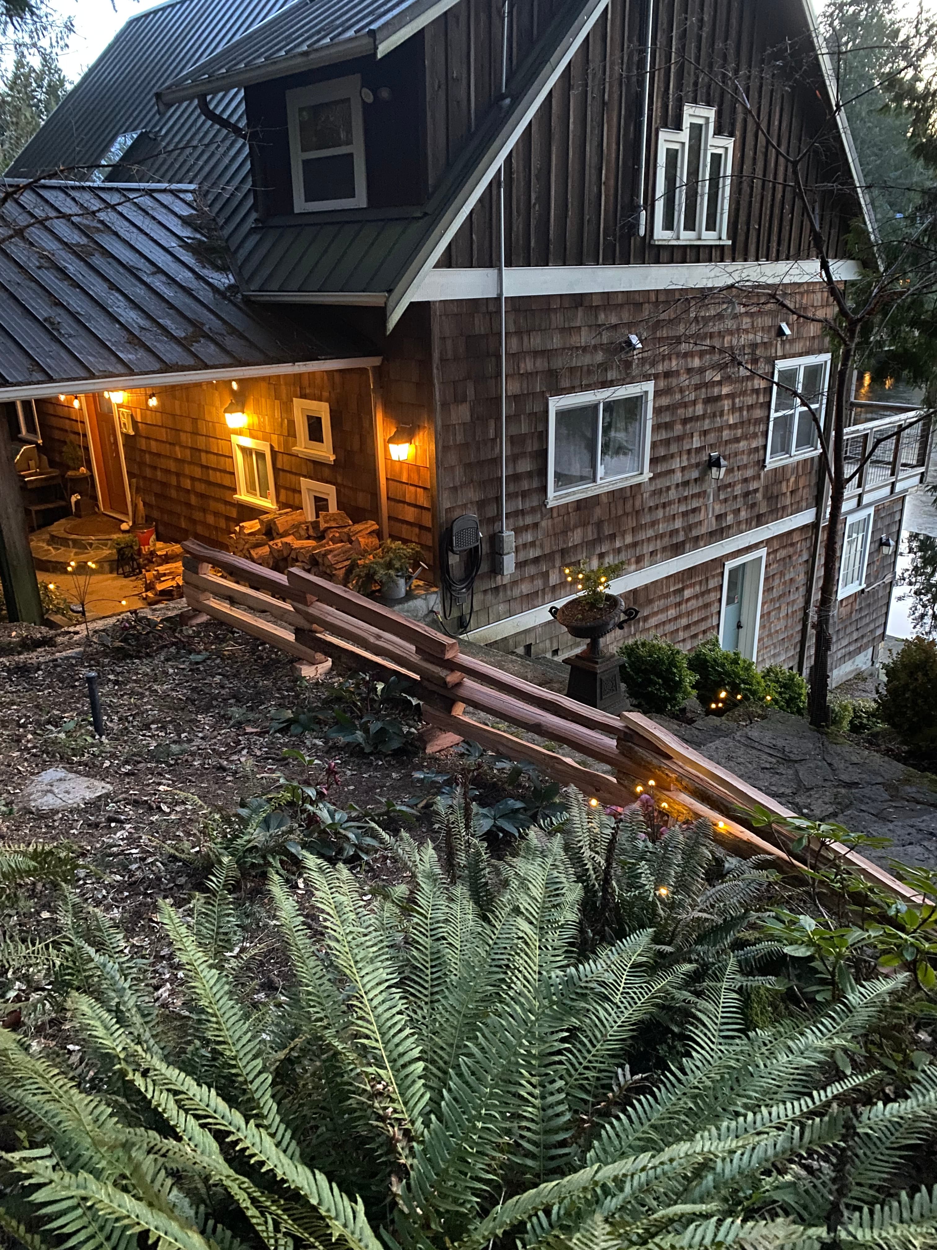 Rural Cedar Rail Fence