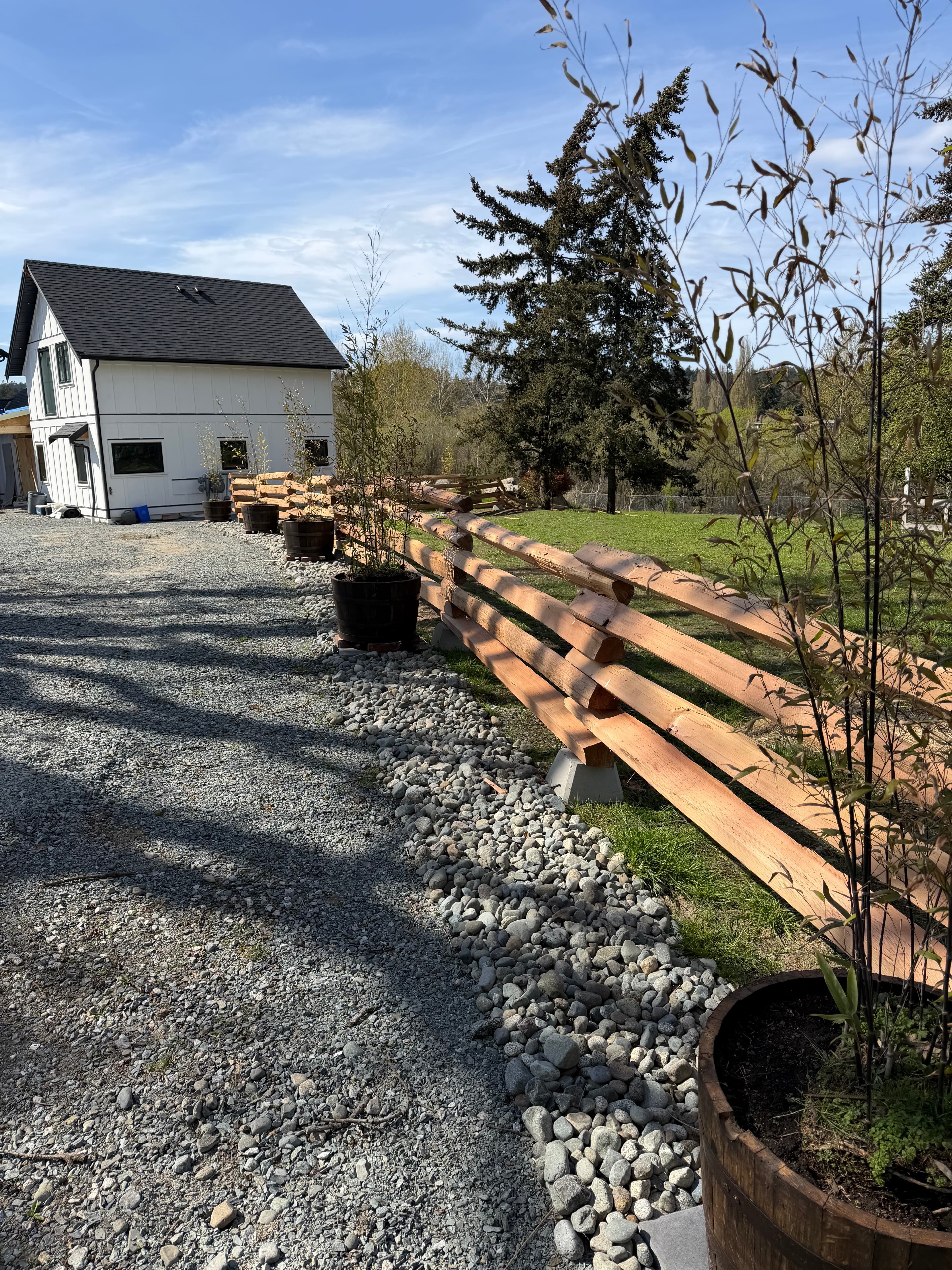 Fence Installation in Progress