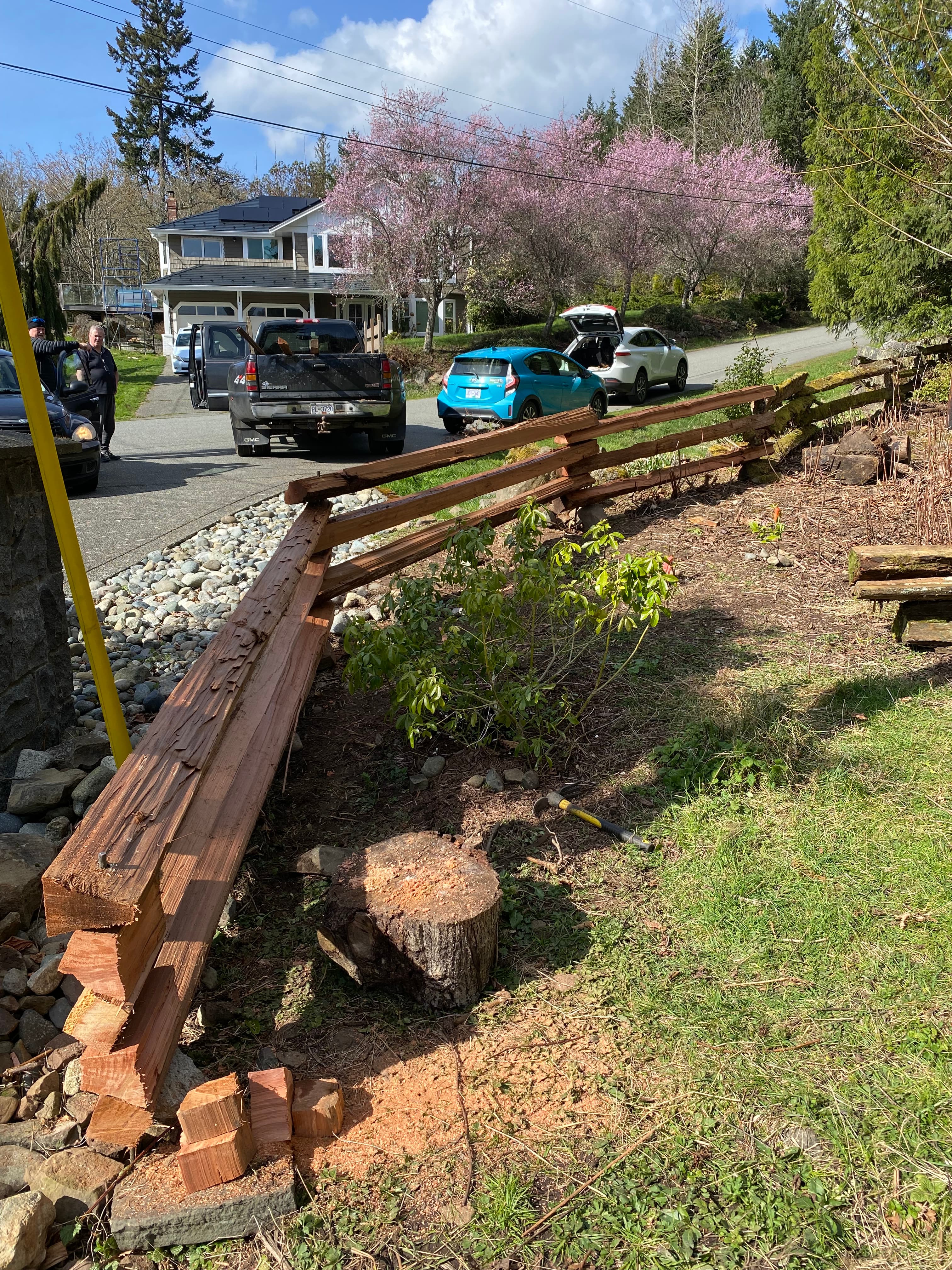 Cedar Fence Detail